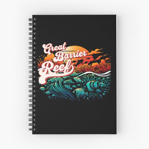 Item preview, Great Barrier Reef Retro Vintage Design designed and sold by RedDesignSyc.