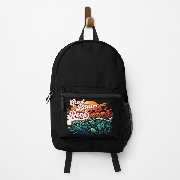 Item preview, Great Barrier Reef Retro Vintage Design designed and sold by RedDesignSyc.