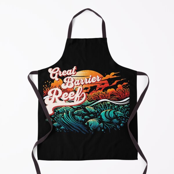 Item preview, Great Barrier Reef Retro Vintage Design designed and sold by RedDesignSyc.