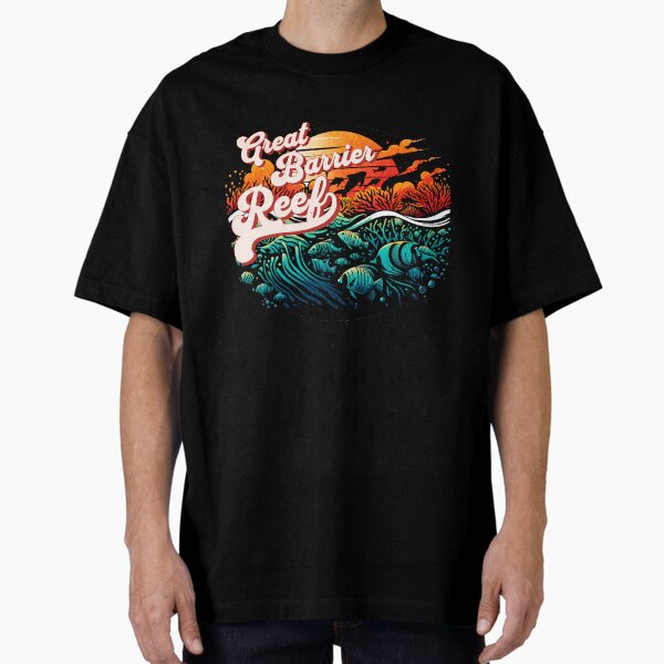 Item preview, Great Barrier Reef Retro Vintage Design designed and sold by RedDesignSyc.