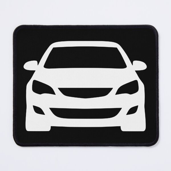 Item preview, Opel Vauxhal Holden Astra J 2009-2015 white silhouette designed and sold by EdimDesign.