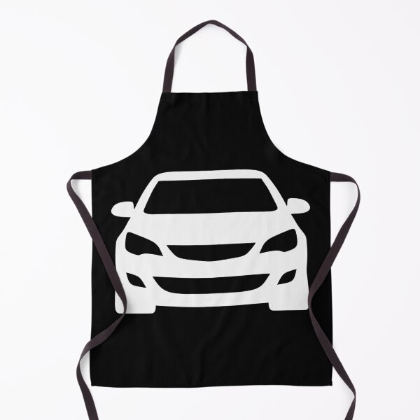 Artikelvorschau, Opel Vauxhal Holden Astra J 2009-2015 weiße Silhouette entworfen und verkauft von EdimDesign.