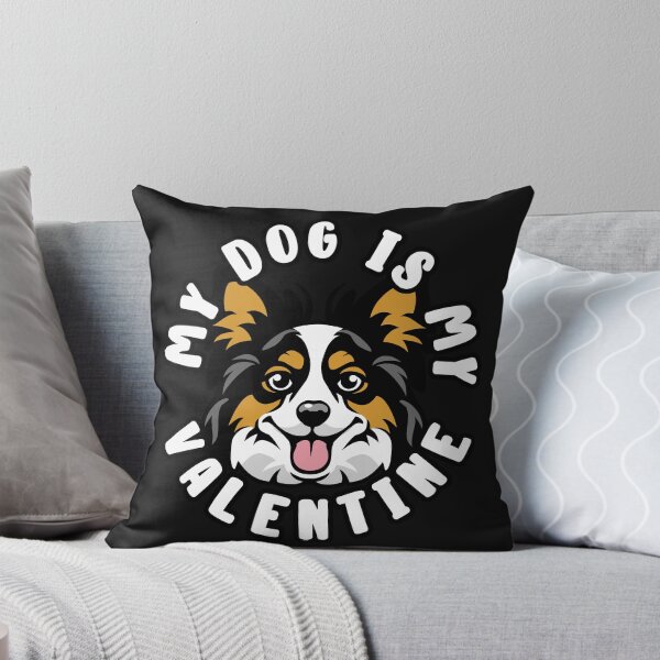Item preview, My Papillon Dog Is My Valentine designed and sold by TheAnimalZ00.
