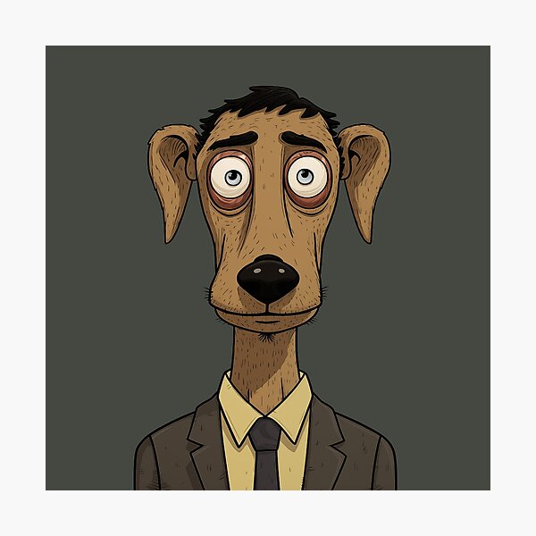 Item preview, Playful Human-Like Dog Cartoon Illustration (No. 17) designed and sold by Daniel Reyes.