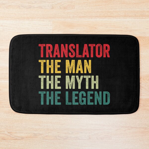 Item preview, Translator Mens Gift, Man Myth Translator Legend, Funny Translator designed and sold by vzrnmichsudops.