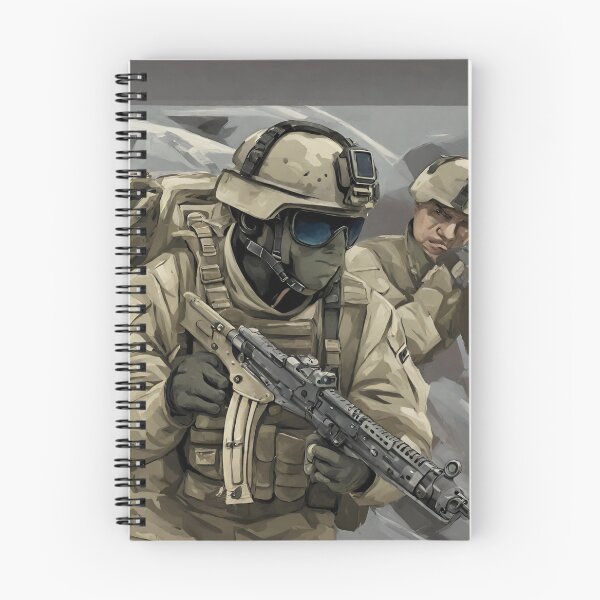 Item preview, soldier in fatigues in combat  designed and sold by SENTIMENTALE.