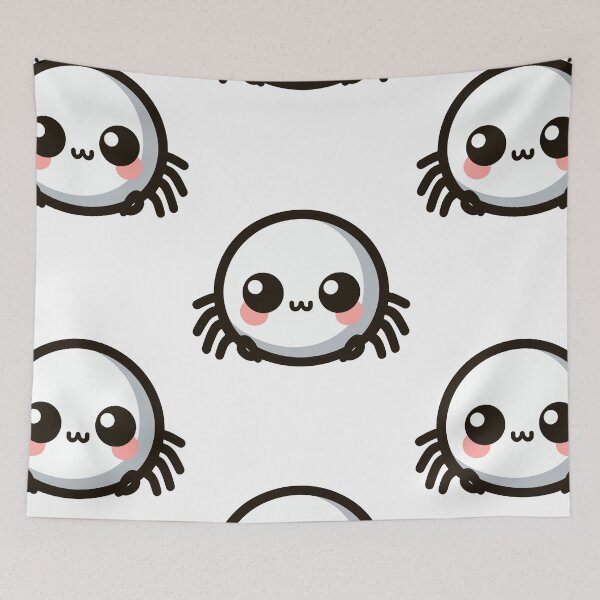 Item preview, Cute Vectoral Spider Face designed and sold by ArtfulWeave.