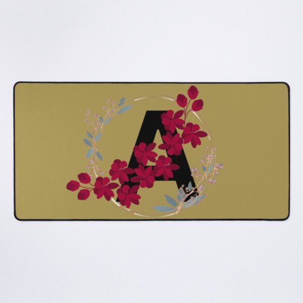 Item preview, Alphabet A- adorable floral pattern designed and sold by Sparkdesigner2.