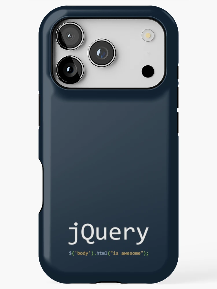 Thumbnail 1 of 4, iPhone Case, jQuery is awesome - Computer Programming designed and sold by Programming Jokes.