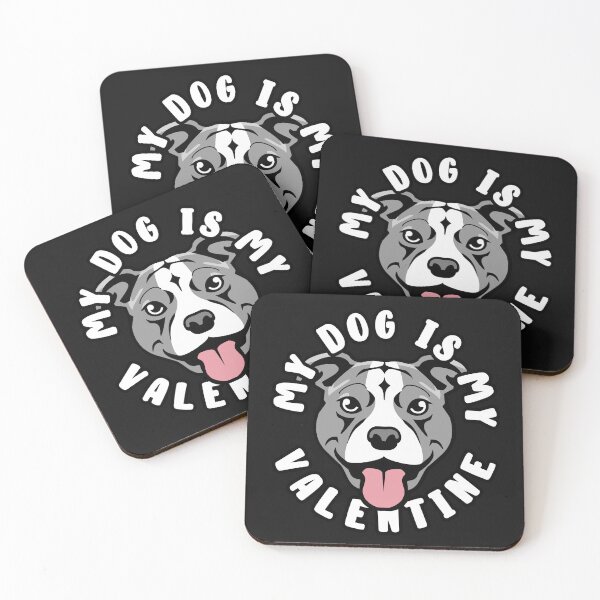 Item preview, My Pitbull Dog Is My Valentine designed and sold by TheAnimalZ00.