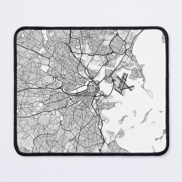 Item preview, Boston Street Map designed and sold by feether-store.