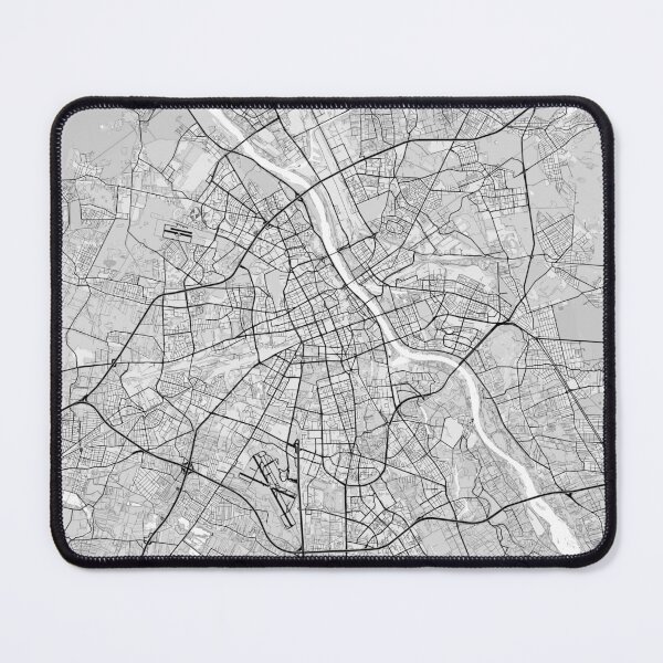 Item preview, Warsaw city map - Poland designed and sold by feether-store.