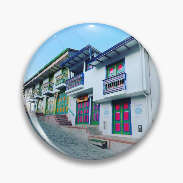 Item preview, Colorful Buildings of Salento, Colombia designed and sold by TropiCol Creations.
