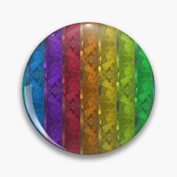 Item preview, Bright Rainbow Rose and Peony Photo Stripes - Flower Petal - Botanical Garden Pride designed and sold by SageFolio.