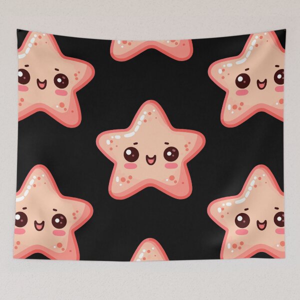 Item preview, Cute Vectoral Starfish Face designed and sold by ArtfulWeave.