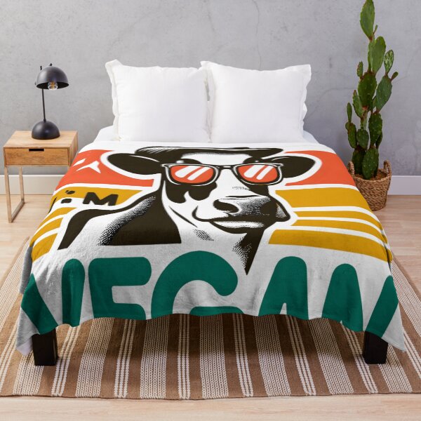 Item preview, I'm Vegan Funny Cow Veganism designed and sold by KitonicTees.