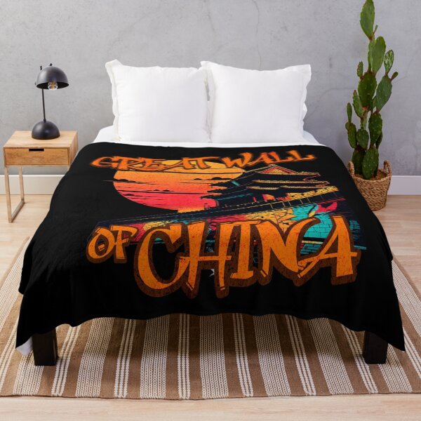 Item preview, Great Wall of China Urban Graffiti Design designed and sold by RedDesignSyc.
