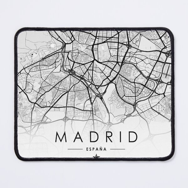 Item preview, Madrid City Map designed and sold by feether-store.