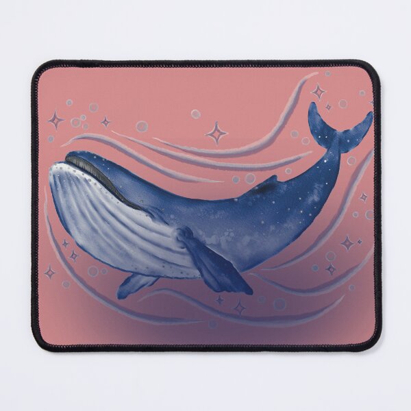 Item preview, dark shadows blue whale designed and sold by BYTRINOOO.