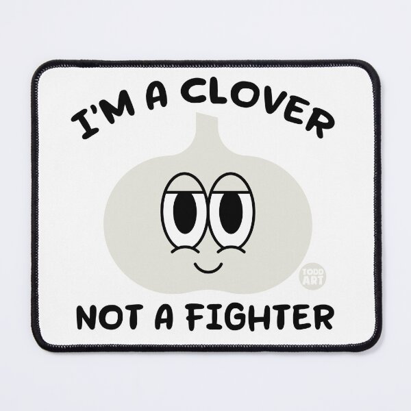 Artikelvorschau, CLOVER NOT FIGHTER GARLIC entworfen und verkauft von TODD GOLDMAN.