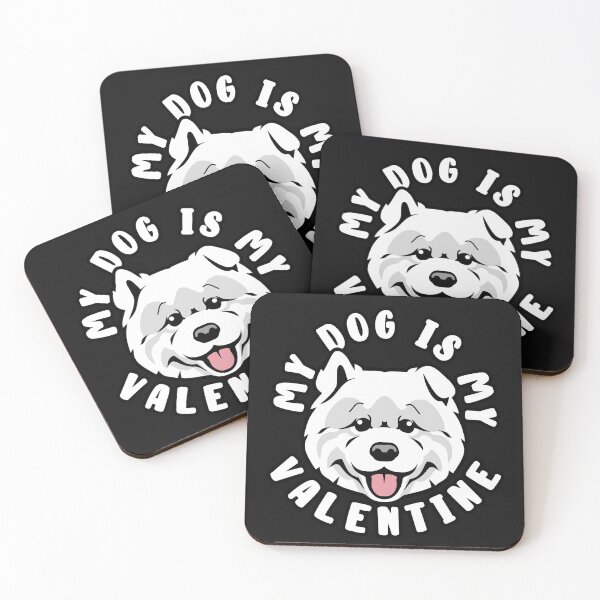 Item preview, My Samoyed Dog Is My Valentine designed and sold by TheAnimalZ00.
