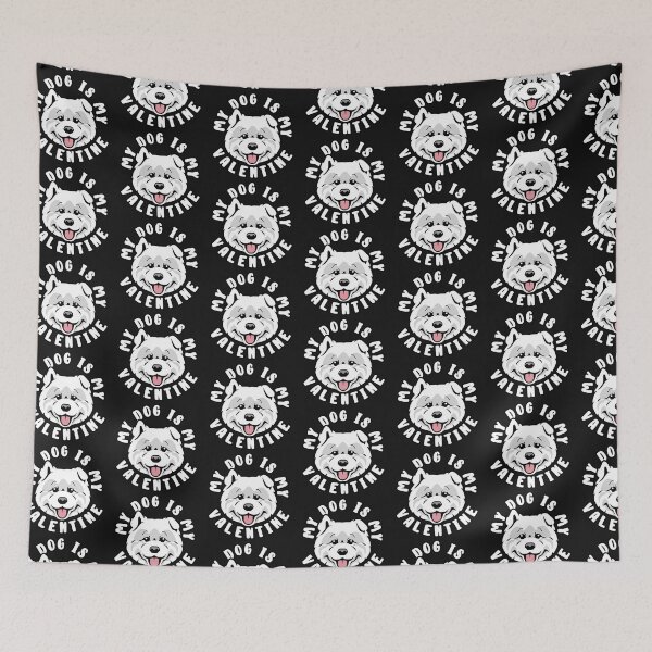 Item preview, My Samoyed Dog Is My Valentine designed and sold by TheAnimalZ00.