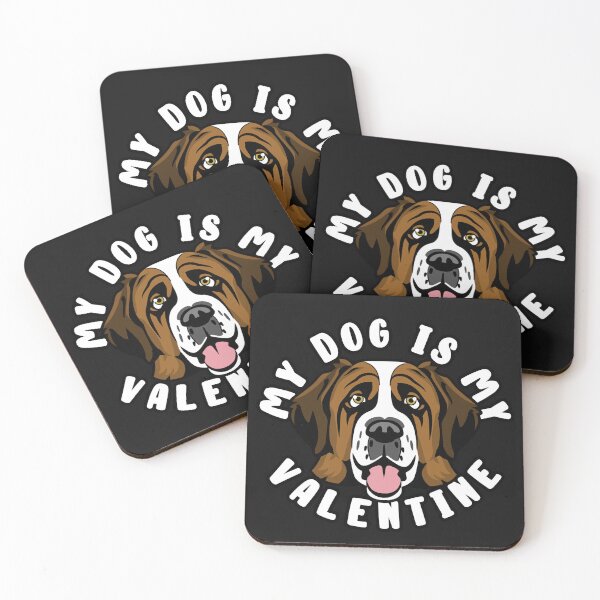 Item preview, My Saint Bernard Dog Is My Valentine designed and sold by TheAnimalZ00.