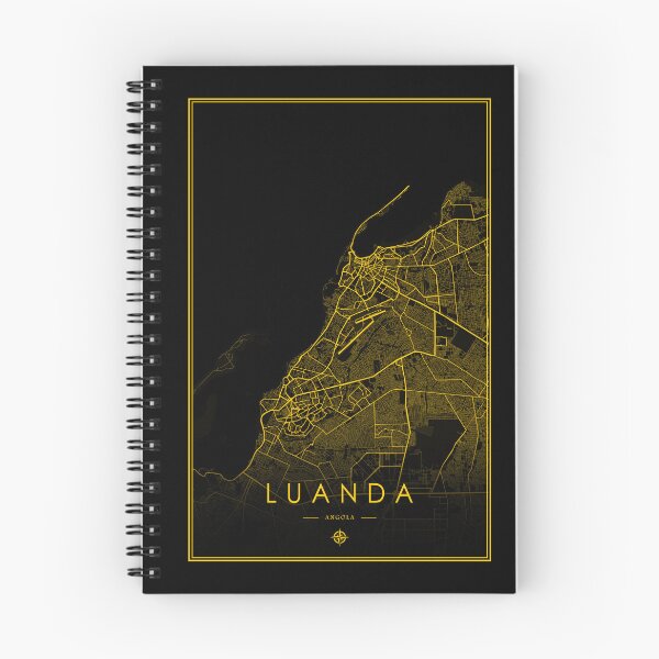 Item preview, Luanda City Map designed and sold by feether-store.