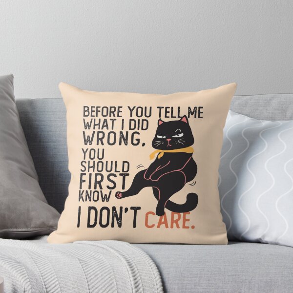 Item preview, I don't care. - Cat Lover designed and sold by LazyCaat.