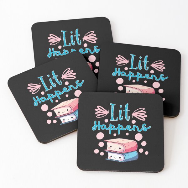 Item preview, Lit Happens Books Cozy Reading designed and sold by Renata Illustrata.