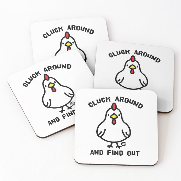 Item preview, CLUCK AROUND FIND OUT designed and sold by TODD GOLDMAN.