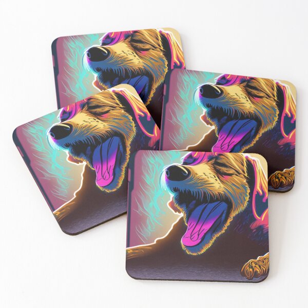 Item preview, Dog Stretched Morning Yawn designed and sold by petsfromweb.