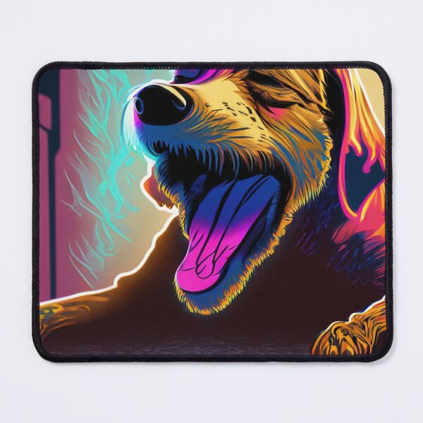 Item preview, Dog Stretched Morning Yawn designed and sold by petsfromweb.
