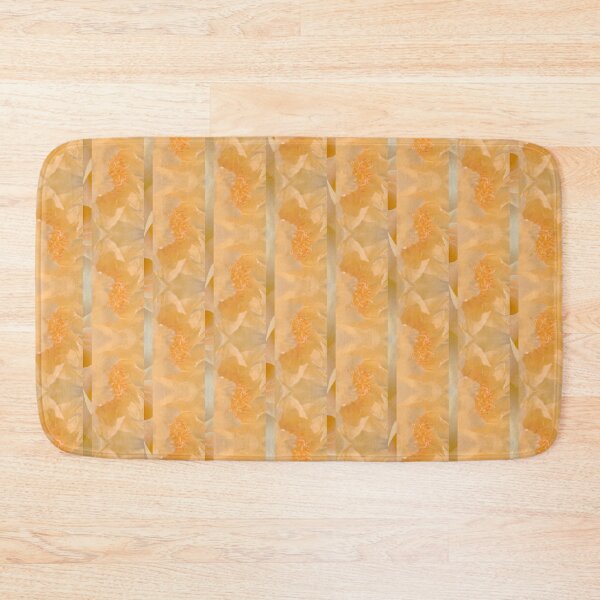 Item preview, Creamsicle Floral Photography Stripes - Rose and Peony Flower Petal - Soothing Calm Orange and Pale Butter Yellow  designed and sold by SageFolio.