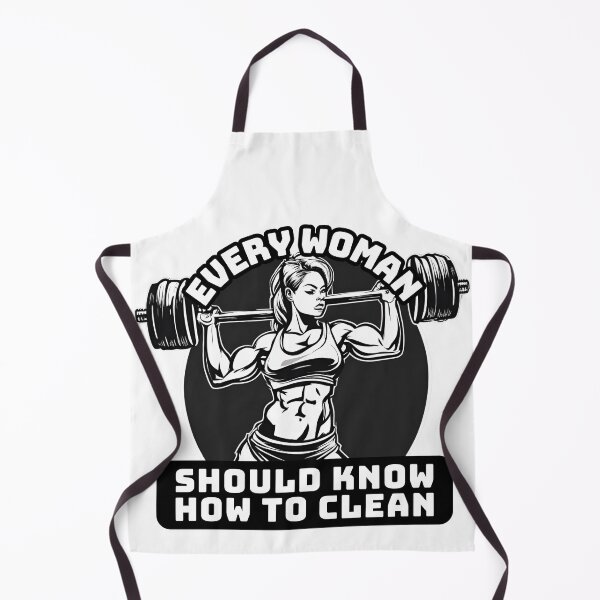 Item preview, Every woman should know how to clean shirt Funny workout designed and sold by CyberArtistOne.