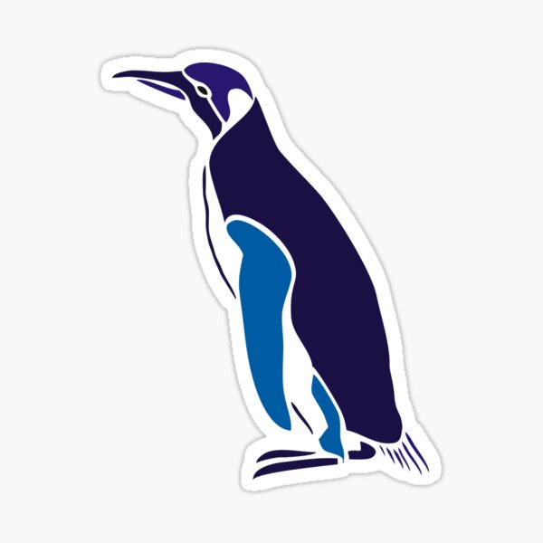 Penguin graphic Design Sticker