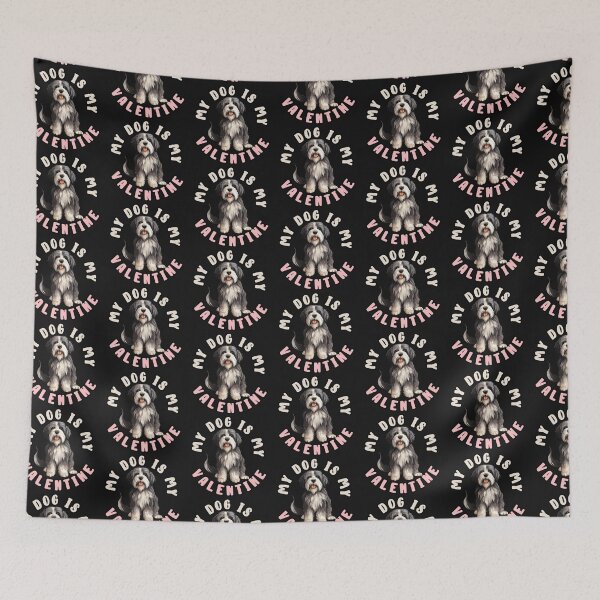 Item preview, My Bearded Collie Dog Is My Valentine designed and sold by TheAnimalZ00.
