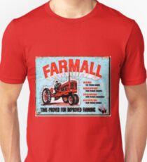 Vintage Farmall Tractor sign Unisex T-Shirt