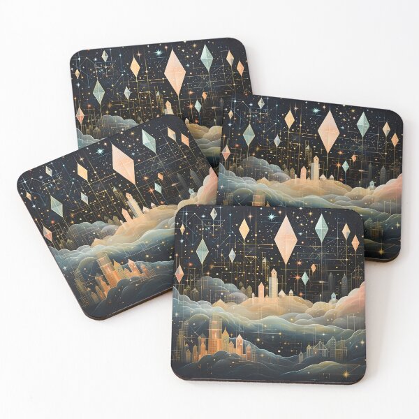 Item preview, Celestial Spires: Nighttime Glow designed and sold by RxU3.