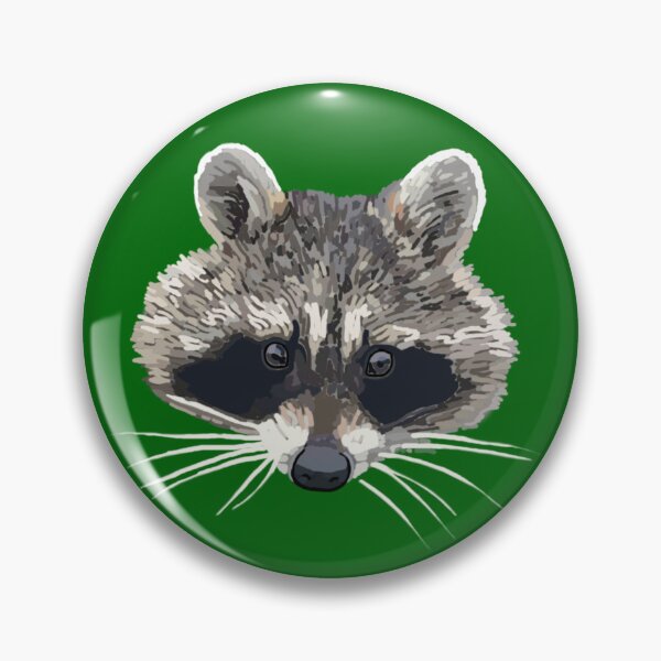 Item preview, Raccoon Face Wildlife Nature Animal Head Street Cat  designed and sold by SeeThePets.