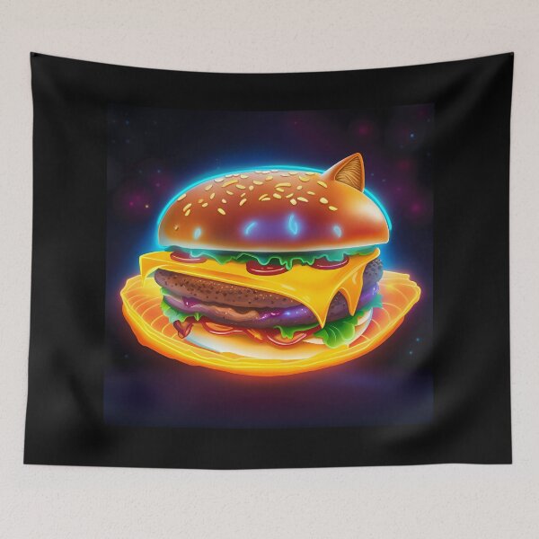 Item preview, Burger Illustration  designed and sold by Grafititee.