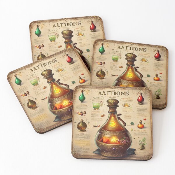 Item preview, A Guide to Potions 9 designed and sold by FeatheredWolf.