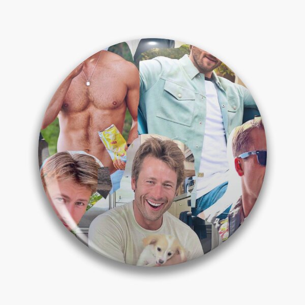 Item preview, Glen Powell photo collage designed and sold by melodiesart.