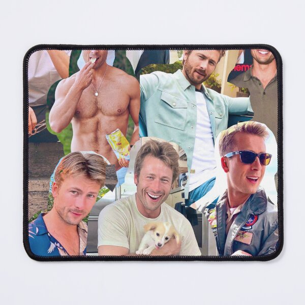 Item preview, Glen Powell photo collage designed and sold by melodiesart.