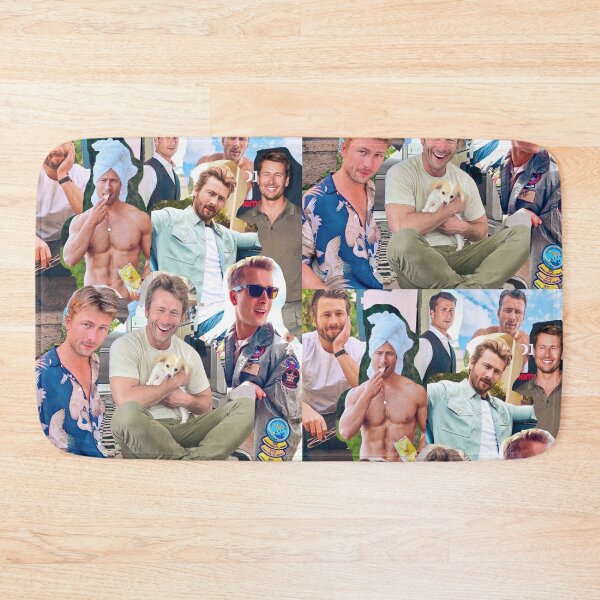 Item preview, Glen Powell photo collage designed and sold by melodiesart.