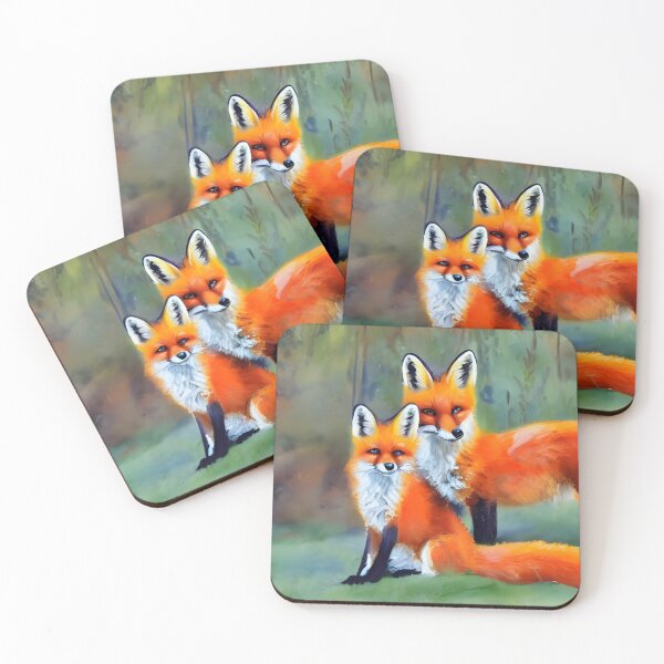 Item preview, Red Fox Tails Couples designed and sold by Paw's Arts.
