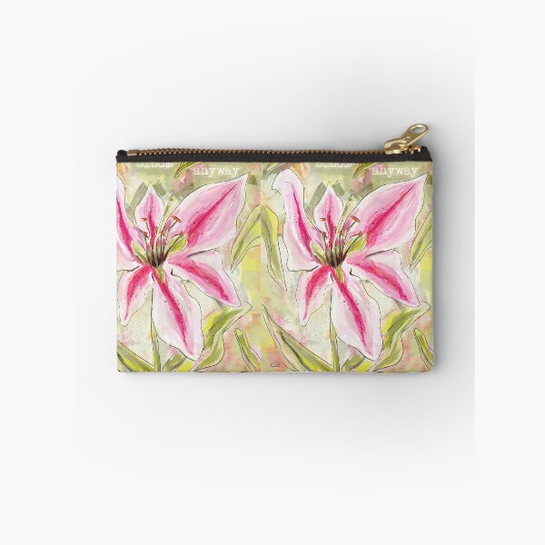 Item preview, Stargazer Lily-Bloom Anyway-Inspiring Message Design designed and sold by Clare Walker.