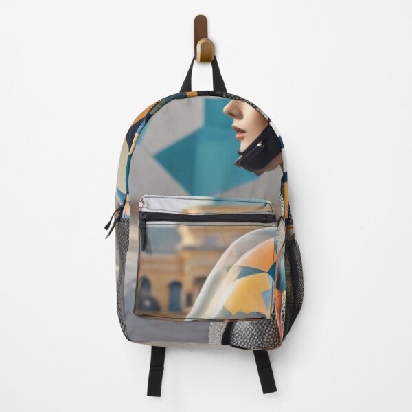Item preview, Portrait of woman with headphones on the street designed and sold by jsebouvi.