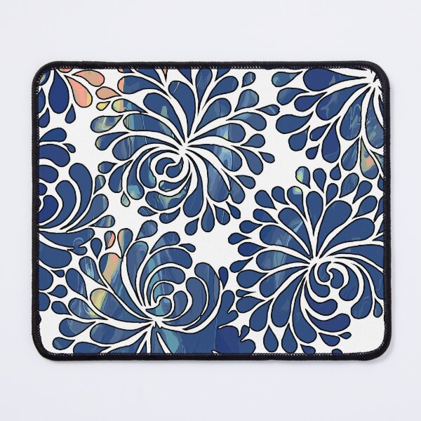 Item preview, Celestial Splatter: Pouring Style in Sky Blue designed and sold by GAP90.