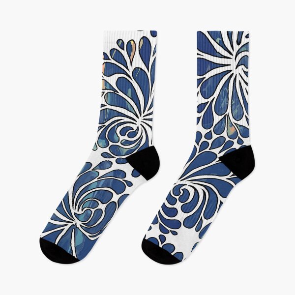 Item preview, Celestial Splatter: Pouring Style in Sky Blue designed and sold by GAP90.